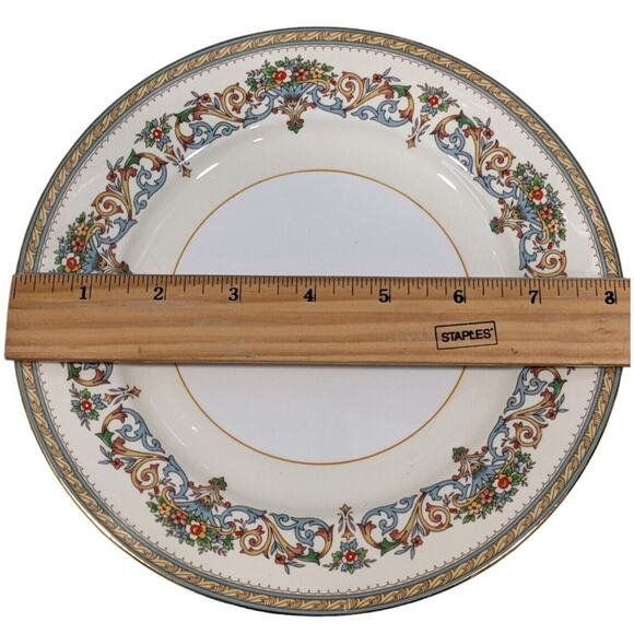 Aynsley Henley Breakfast Plate 8.25" Replacement Salad Dessert Green Backstamp - Picture 8 of 8